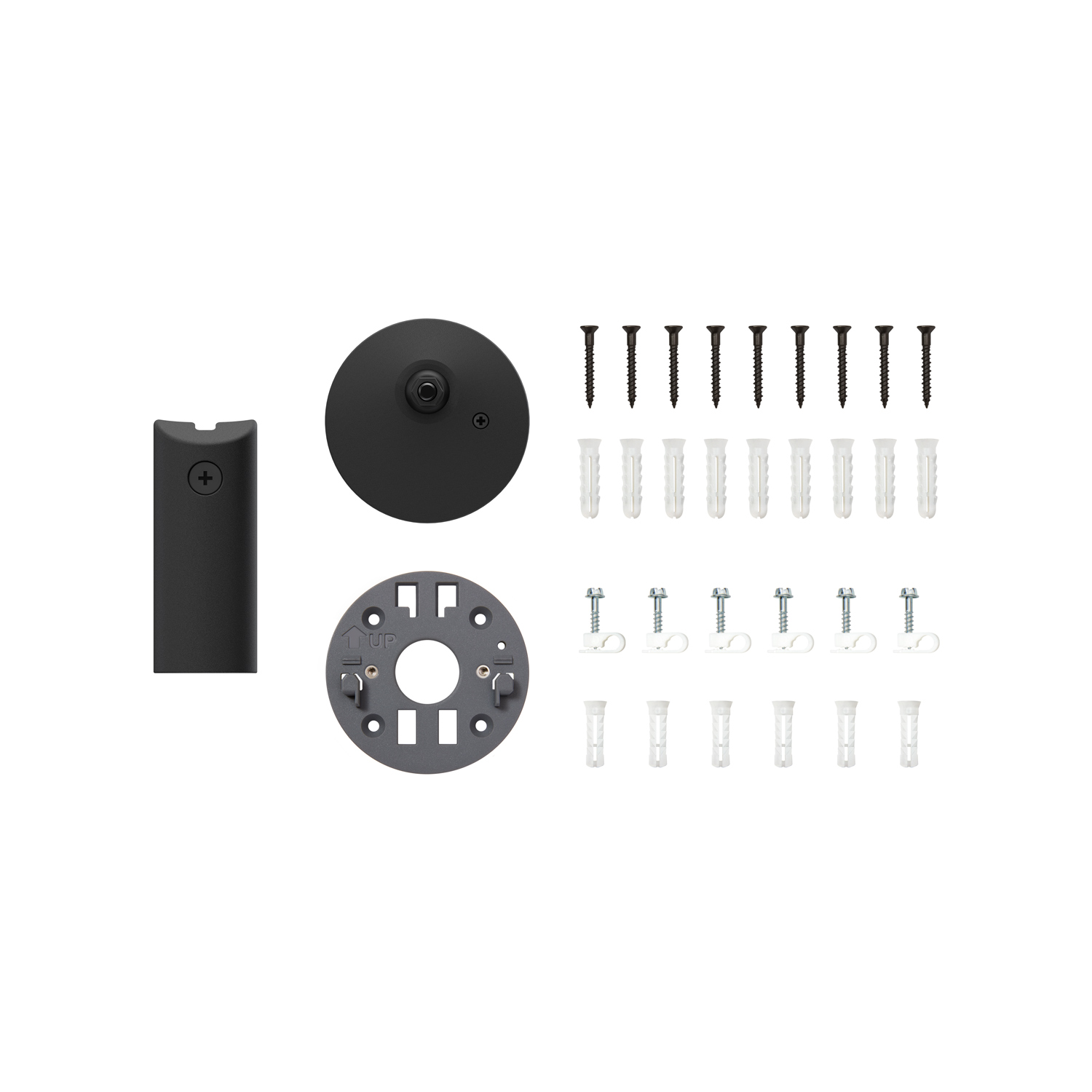 Spare Parts Kit (for Outdoor Cam Pro Plug-In) - Black