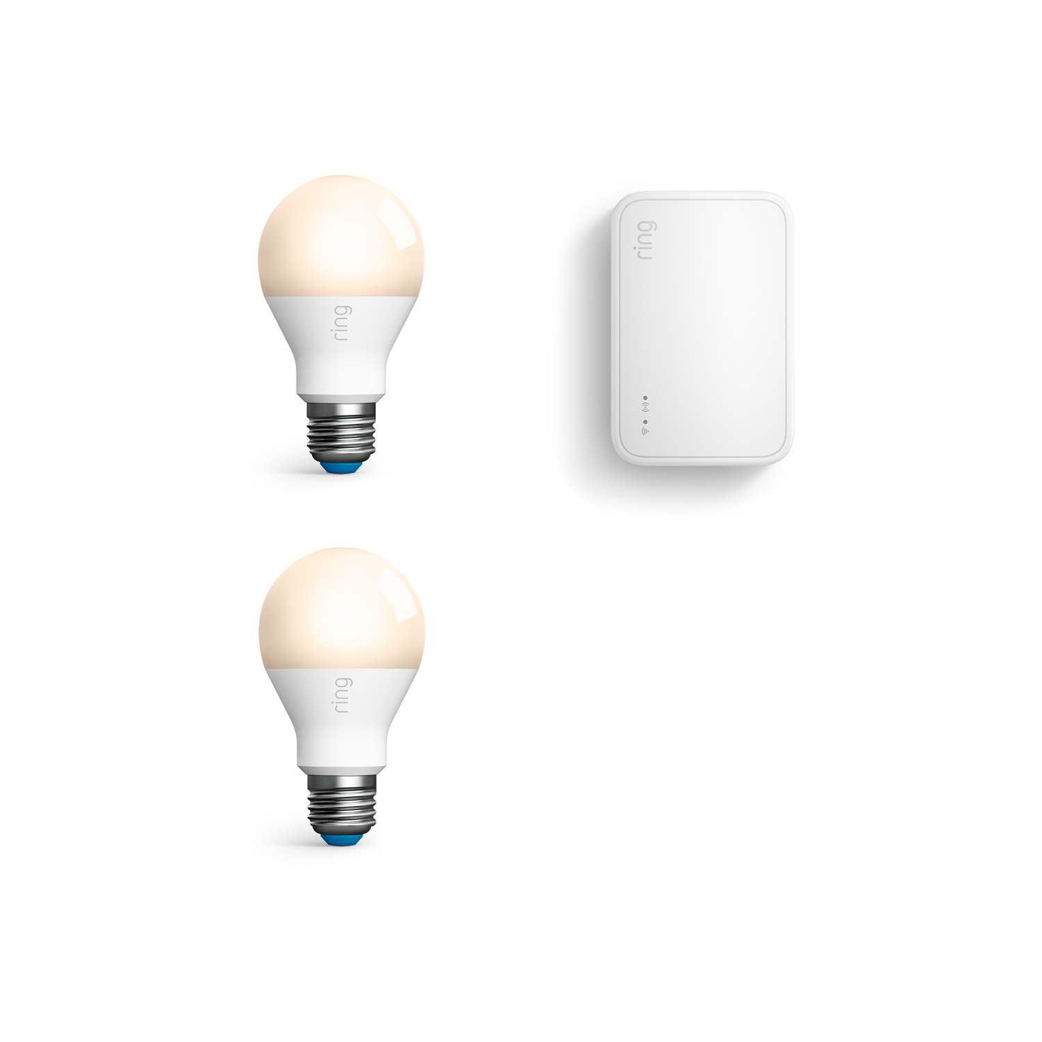 Smart Lighting A19 Smart LED Bulb 2-Pack + Bridge (2nd Gen) - White