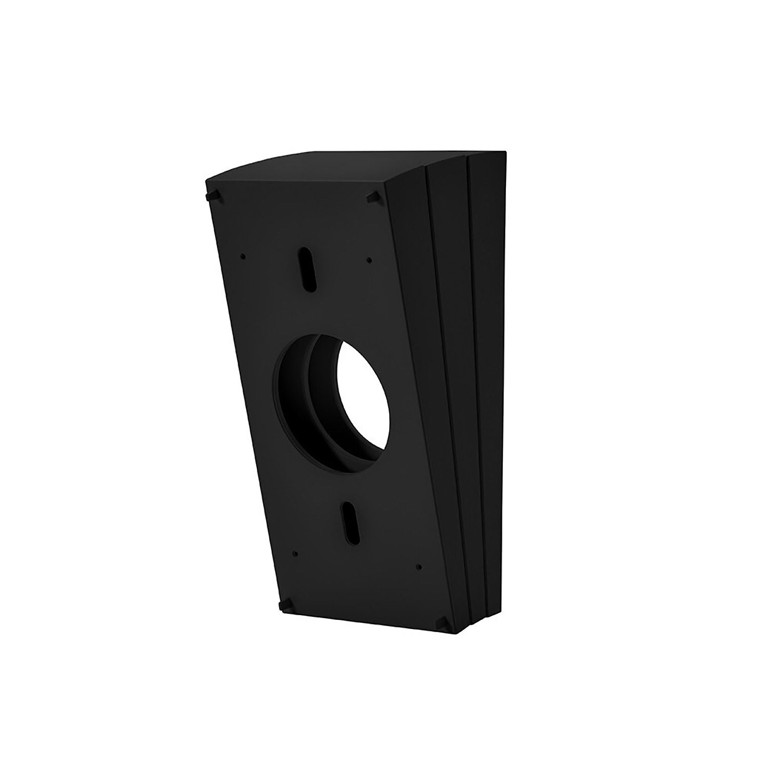 Wedge Kit (Video Doorbell - 2nd Generation & Battery Doorbell) - Stacked Black Wedge Kit mounts for Ring Video Doorbell (2nd Gen), with center cutout for angled installation.