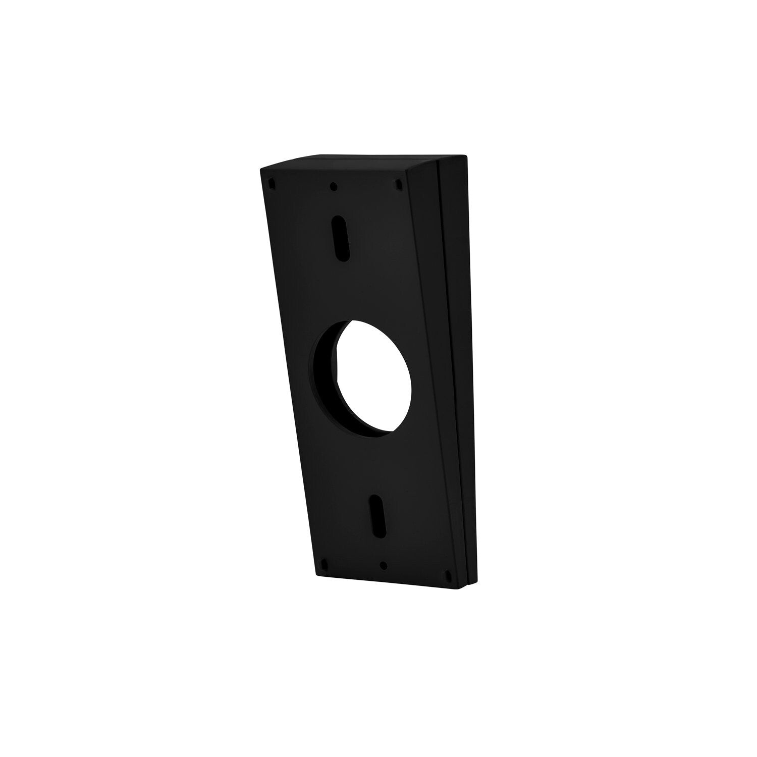 Wedge Kit (For Wired Doorbell Plus (Video Doorbell Pro)) - Black Ring Wedge Kit for Video Doorbell Pro with center cutout, designed to adjust viewing angle up to 15 degrees.