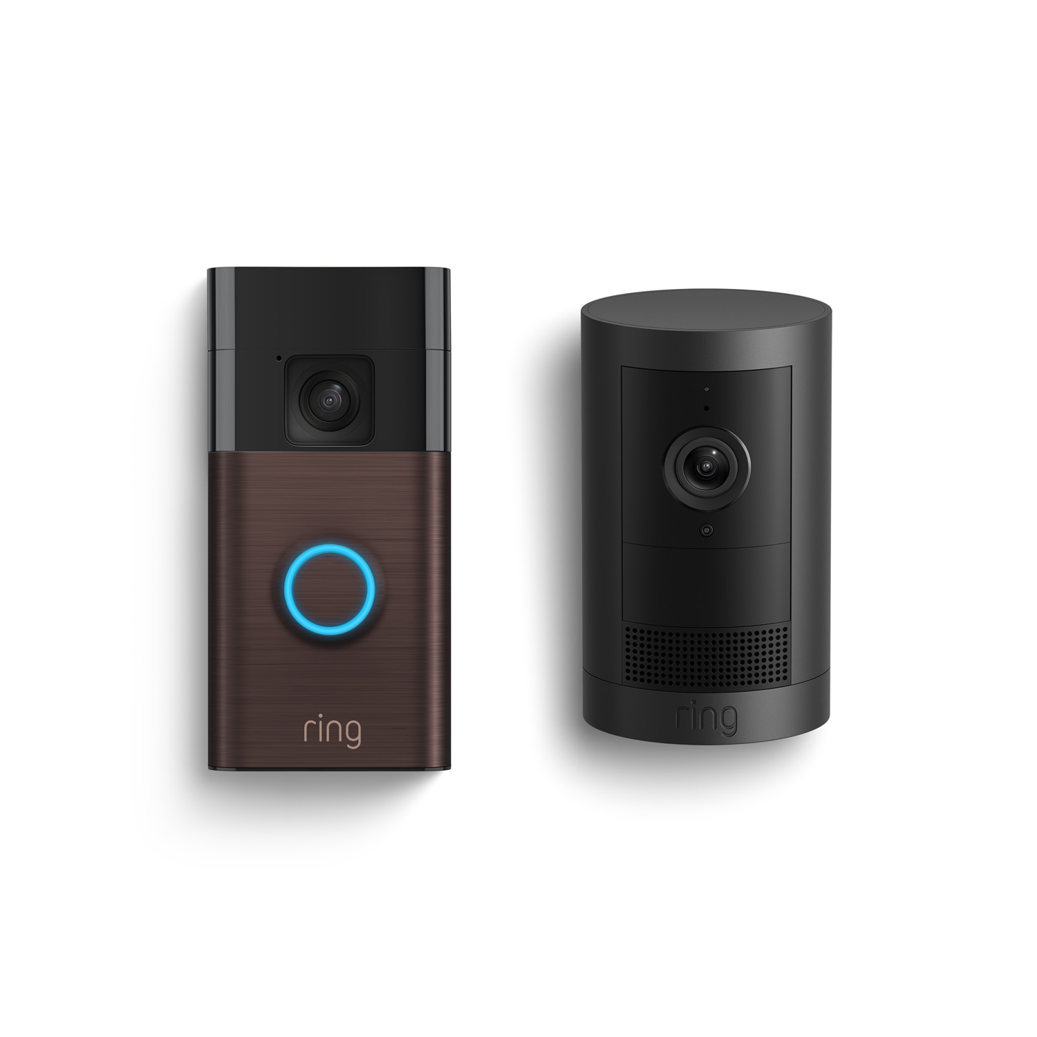 Bestselling Starter Kit (Outdoor Cam Plus Battery + Battery Doorbell) - Black + Venetian Bronze