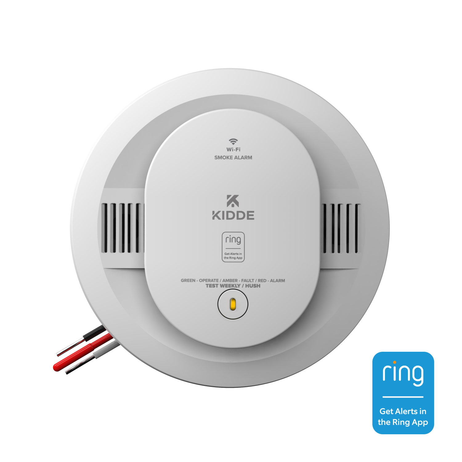 Kidde Wired Smart Smoke Alarm - White