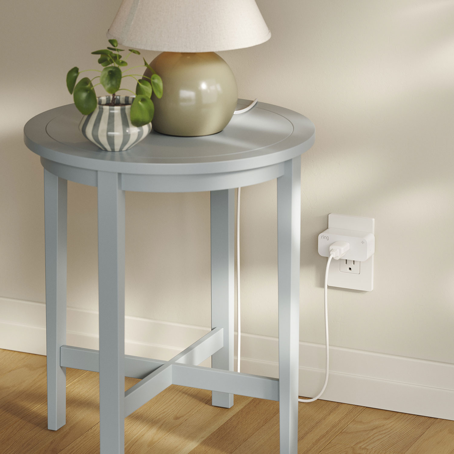 Smart Plug - Smart Plug  installed on a wall. 