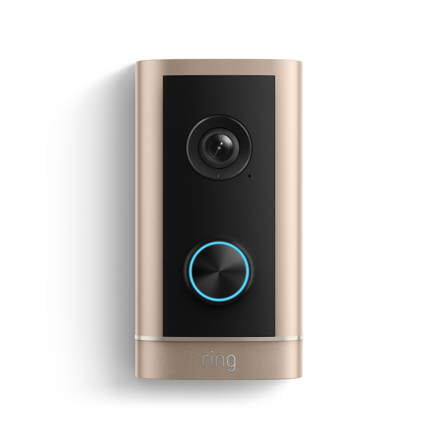 Wired Doorbell 4K Elite - Wired Doorbell 4K Elite in Polished Sandstone shown front-facing on a white background.