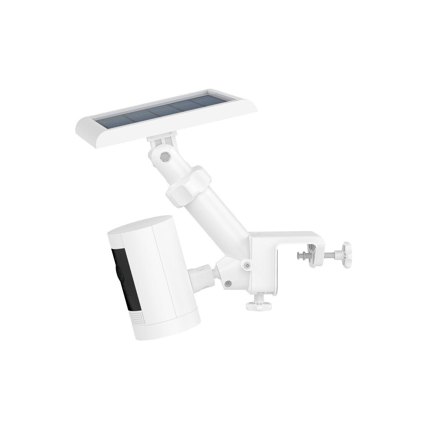 Gutter Mount for Solar Panels and Cameras - White