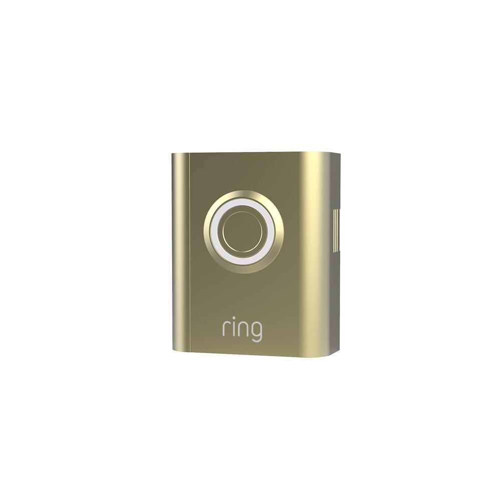 Interchangeable Faceplate (Video Doorbell 3, Video Doorbell 3 Plus, Video Doorbell 4, Battery Doorbell Plus, Battery Doorbell Pro) - Gold Metal