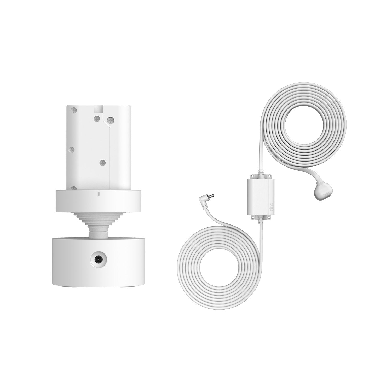 Pan-Tilt Mount with Indoor/Outdoor Power Adapter (for Stick Up Cam Plug-In, 3rd Gen) - White