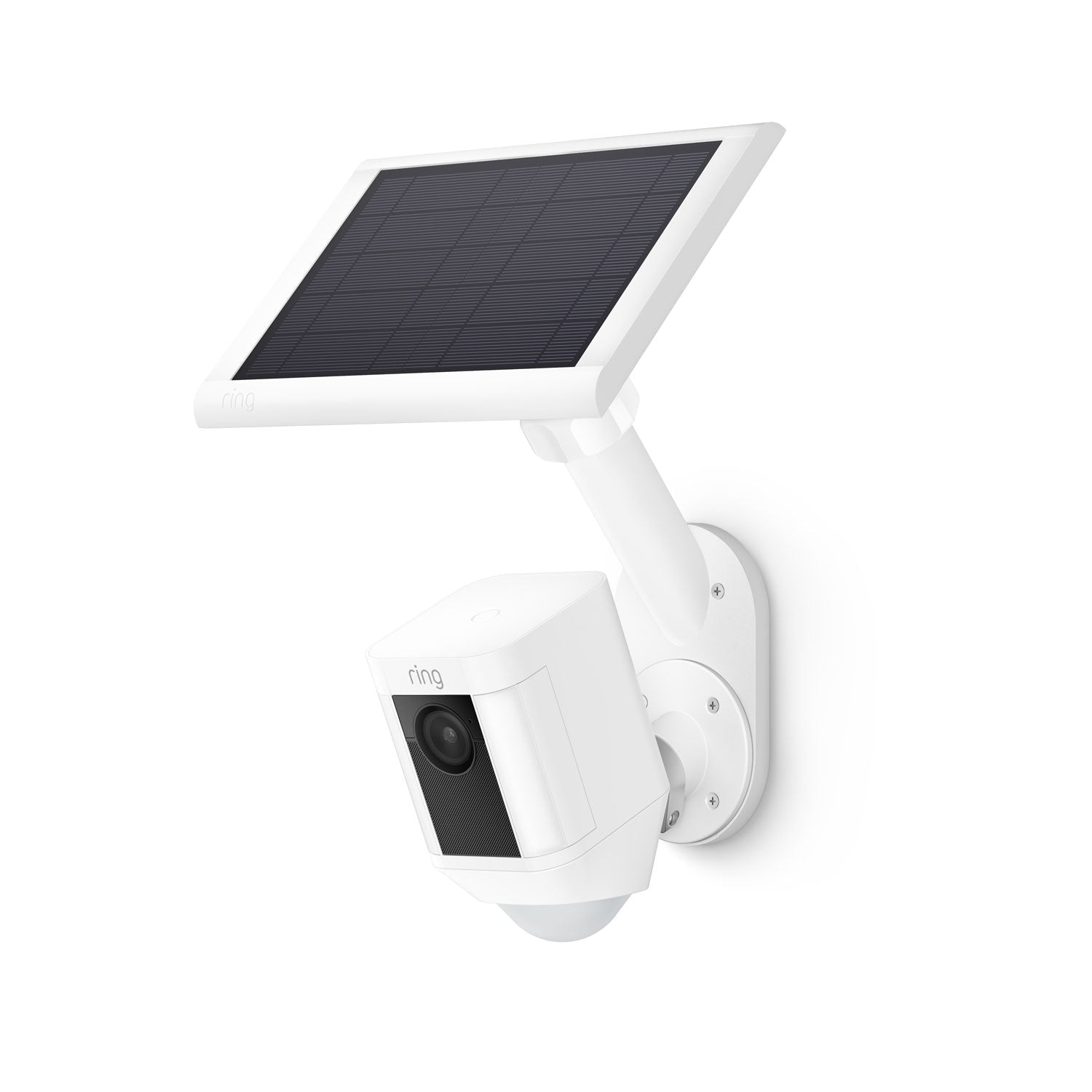 Wall Mount for Solar Panels and Cameras - White