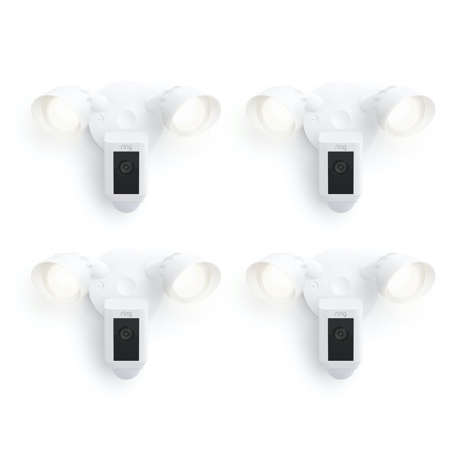 Floodlight Cam Plus - Wired / White / 4-Pack